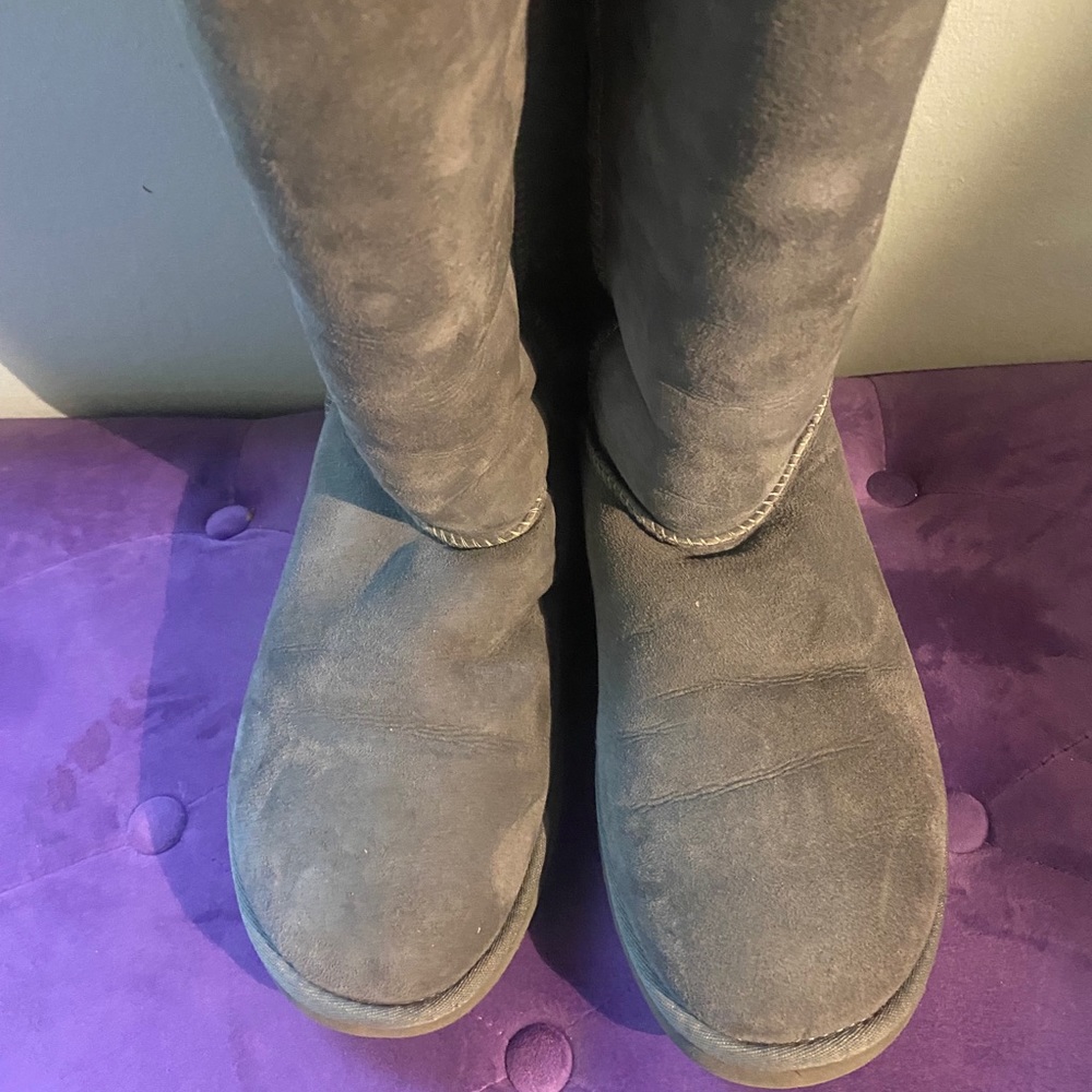 UGG AUSTRALIA CLASSIC TALL GREY GRAY SIZE 11
